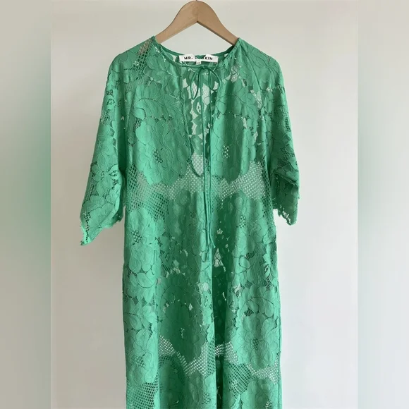 Mr. Larkin Lola Dress In Green - Picture 11 of 12